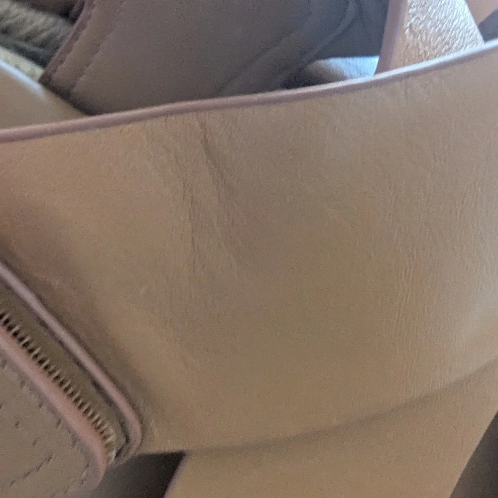 Vince Tenison Leather Espadrille Sandals Hazelnut Slingback Sz 8
